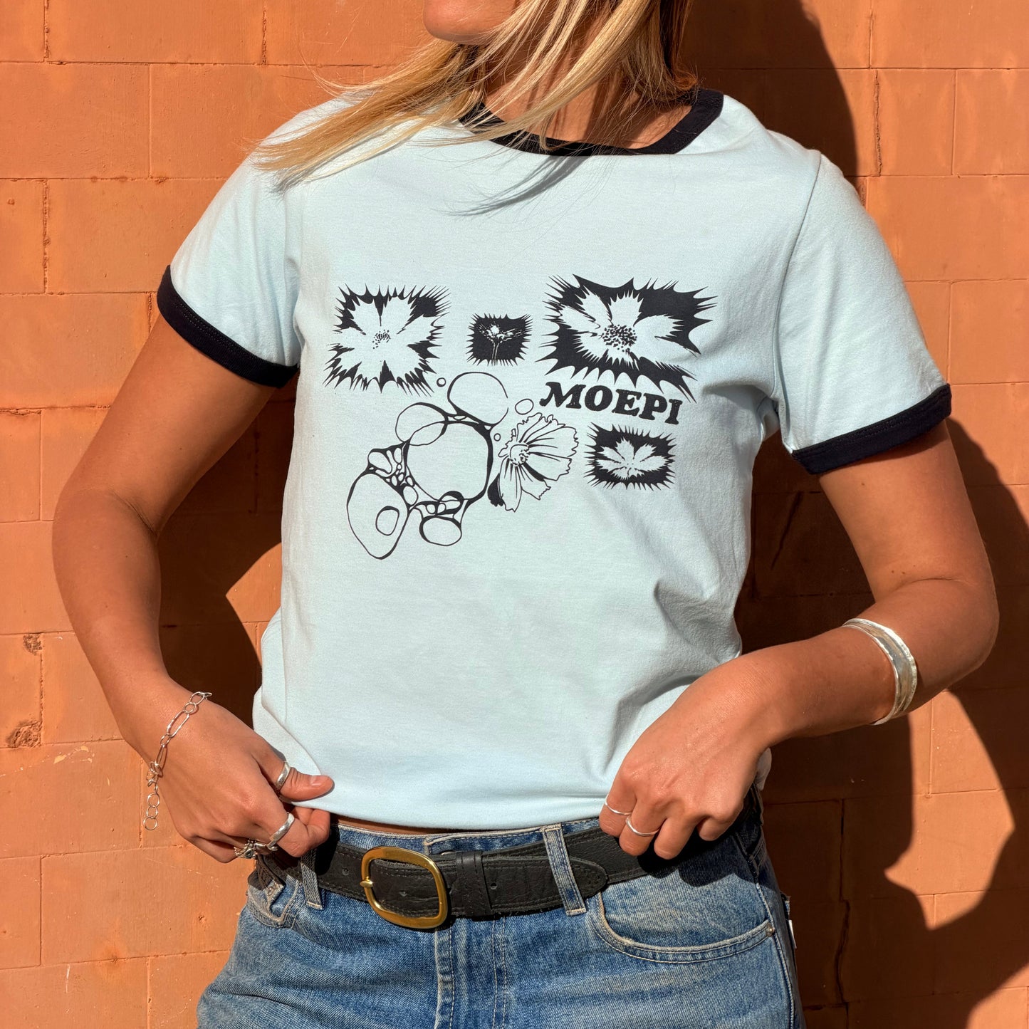ACID BLOOM * RINGER T-SHIRT