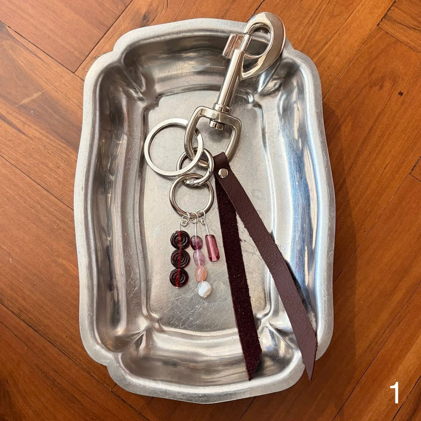 BAG CHARM | KEY RING * SILVER