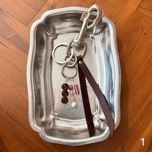 BAG CHARM | KEY RING * SILVER