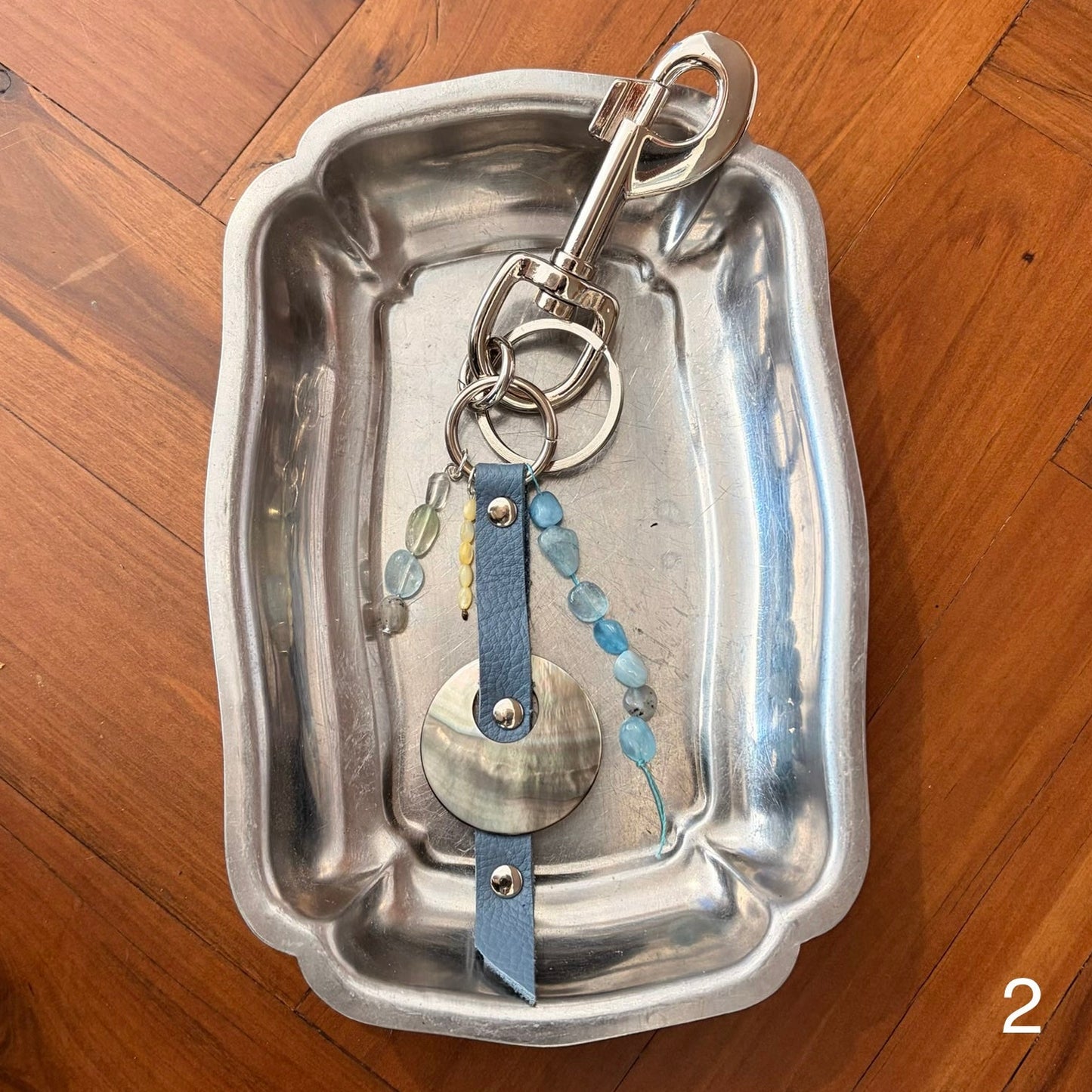 BAG CHARM | KEY RING * SILVER