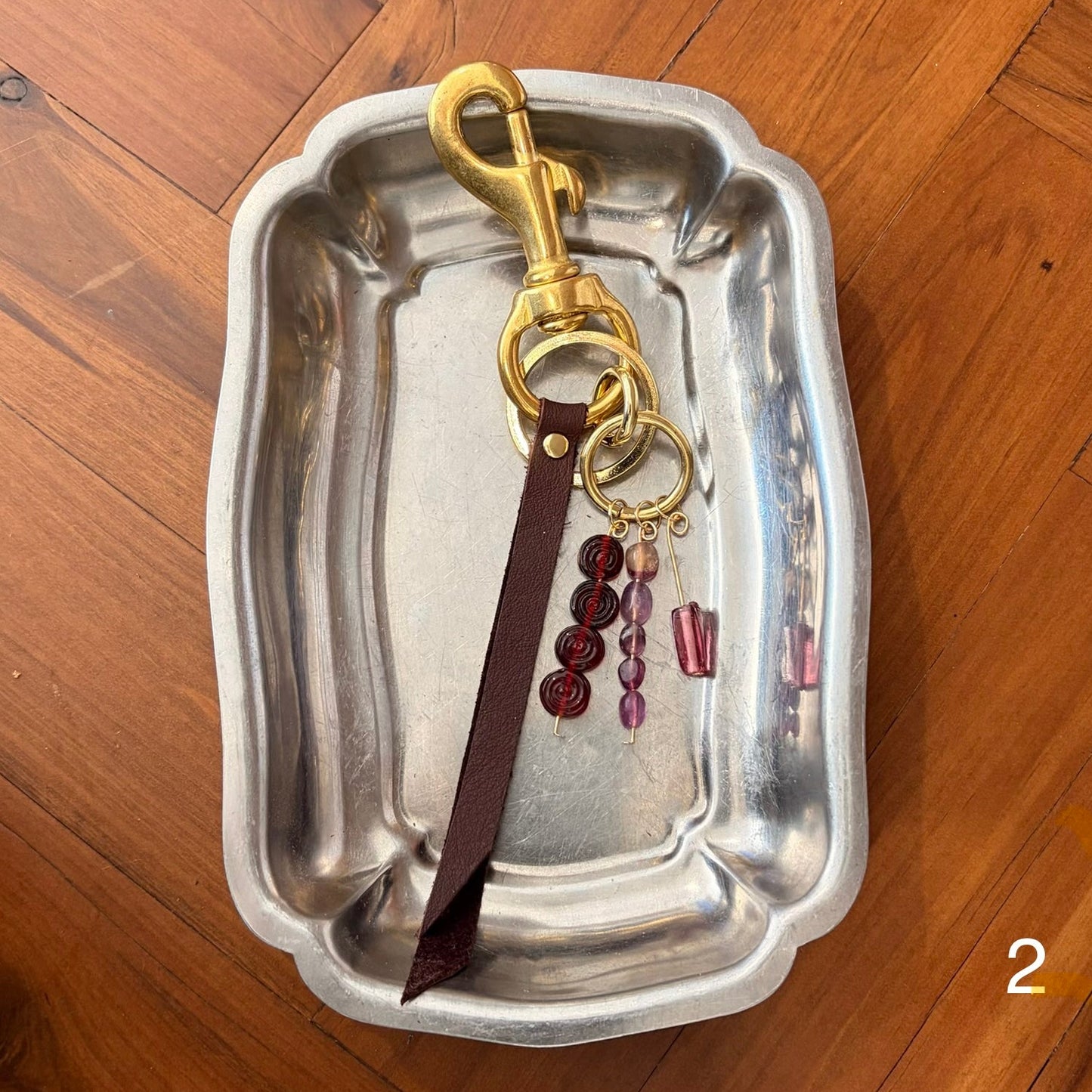 BAG CHARM | KEY RING * GOLD