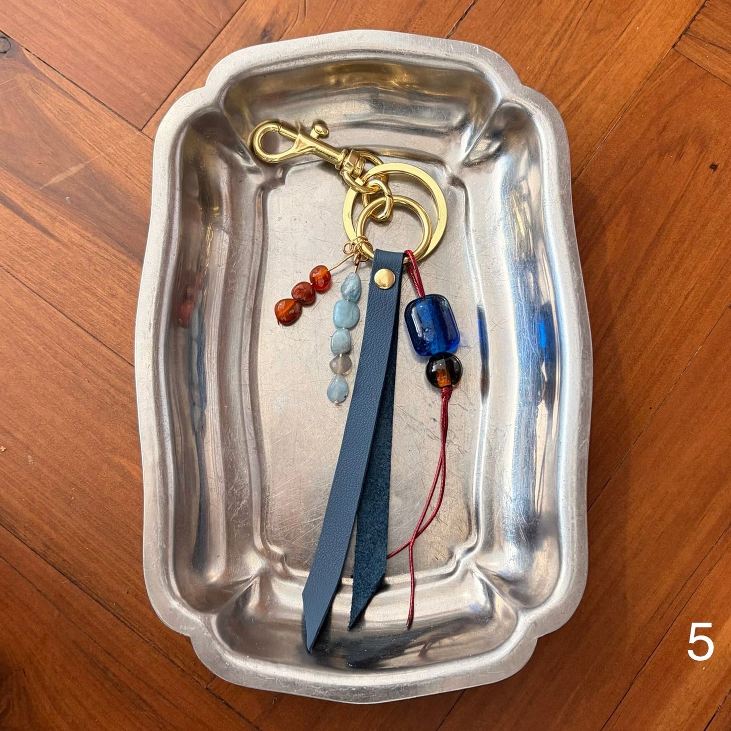 BAG CHARM | KEY RING * GOLD